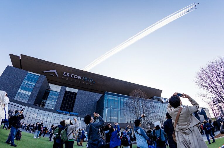 2023年から日本ハムファイターズの本拠地となった「エスコンフィールド 北海道」 ／ photograph by Kiichi Matsumoto