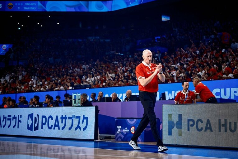 ベネズエラ戦　©︎FIBA