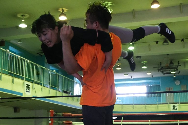プロレスの練習は週5日行っているという