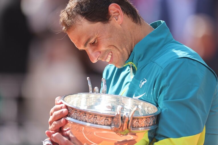 2022年、全仏オープン14勝目を挙げる。これが最後の四大大会優勝となった　©Getty Images