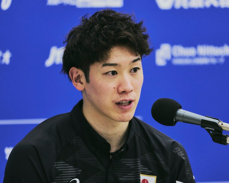 石川祐希（VNLスロベニア戦）©︎Yuki Suenaga