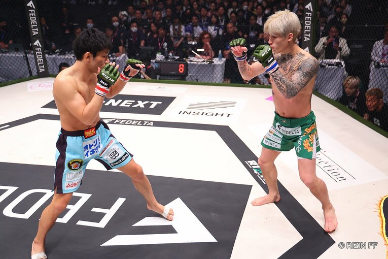 『RIZIN LANDMARK 5』斎藤裕vs平本蓮　©RIZIN FF