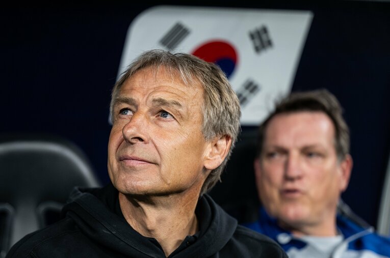 韓国代表監督を解任されたユルゲン・クリンスマン。自身の公式Xでは感謝の言葉を投稿した。通算成績は17試合、9勝5分3敗 ／ photograph by Getty Images