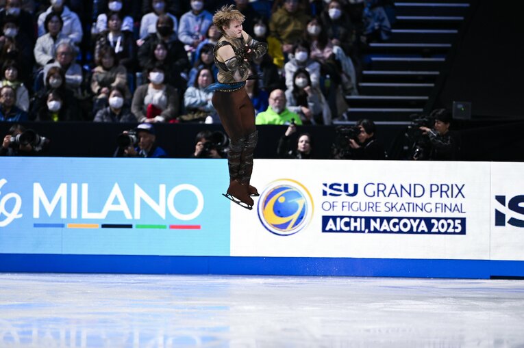 GPファイナルで圧巻の優勝を果たしたイリア・マリニン　©Asami Enomoto