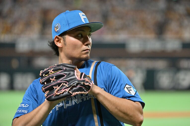 昨季は14勝をあげ最多勝を獲得した日本ハムの伊藤大海。新庄剛志監督から告げられた意外な登板日とは… ／ photograph by Hideki Sugiyama