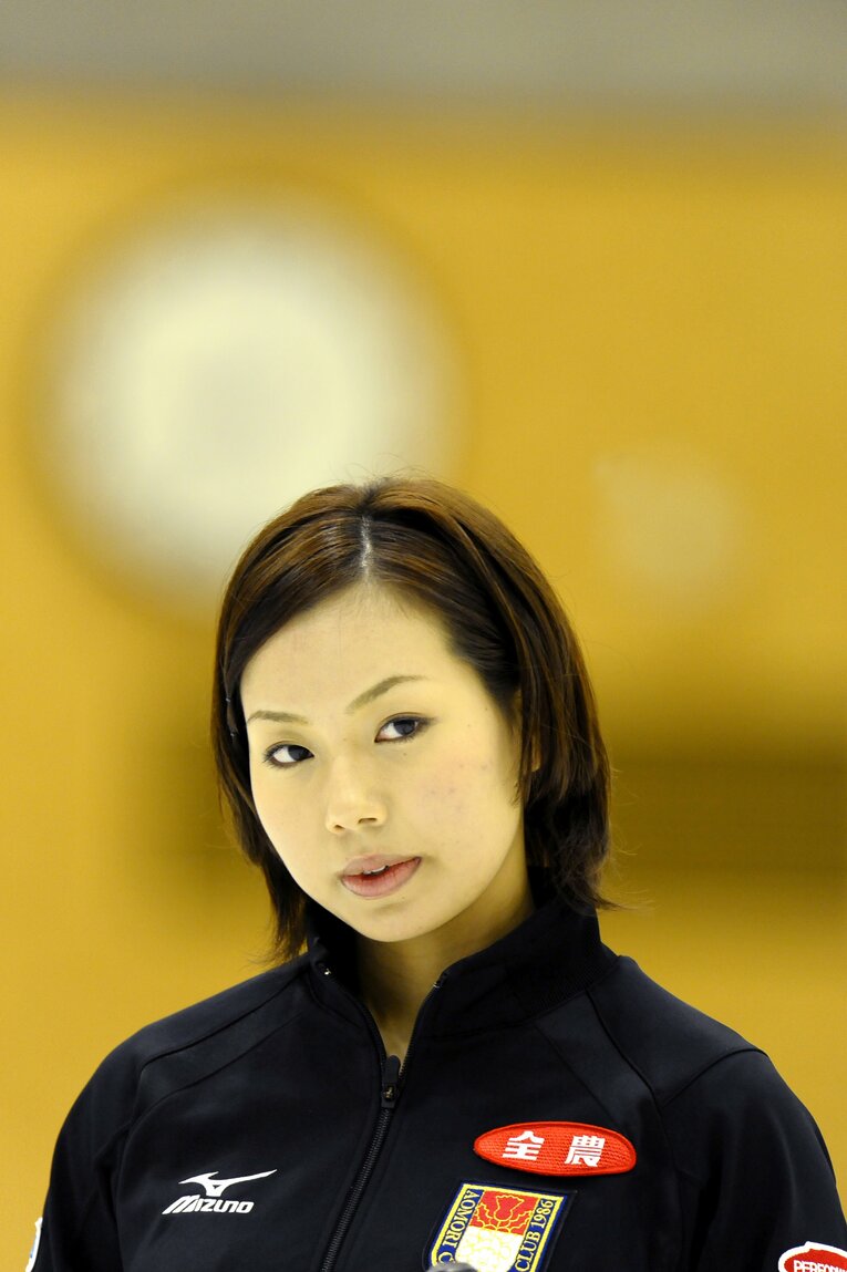 【カーリング女子レア写真】09年の近江谷杏菜（当時20歳）…写真は右に続きます　©Toshiya Kondo