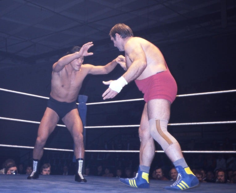 五輪で活躍したレスリングの猛者ディートリッヒとの一戦　©東京スポーツ新聞社