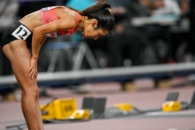 予選落ちに終わった1500mの後に調子を上げ、5000mでは決勝進出した田中　©Nanae Suzuki