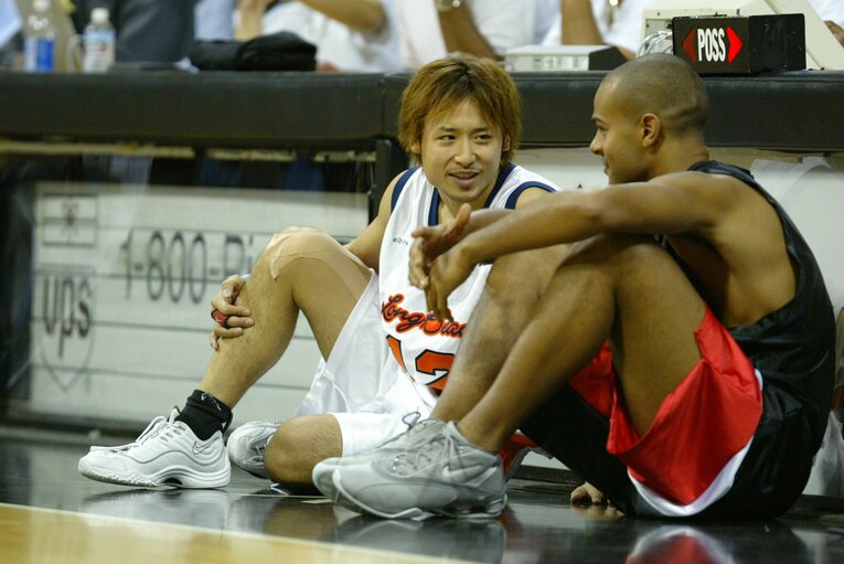 ロングビーチ・ジャム・アルビレックス時代の田臥勇太（2003年）©︎Koji Asakura