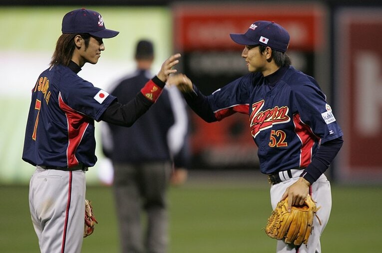 BCリーグ栃木への入団を発表した川崎。西岡も引き続きプレーすることが決まり、WBCで二遊間を組んだ2人が再会する。 ／ photograph by Naoya Sanuki