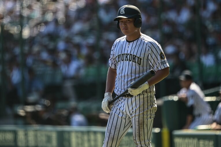 ソフトバンク育成3位指名の佐倉侠史朗内野手（九国大附高・184cm103kg・右投左打）　©Nanae Suzuki