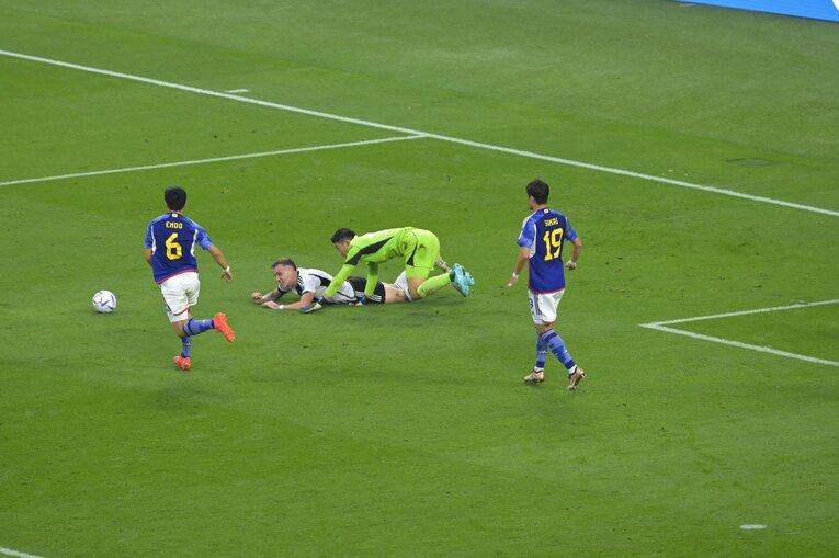 ドイツ戦　©Koki Nagahama／JMPA