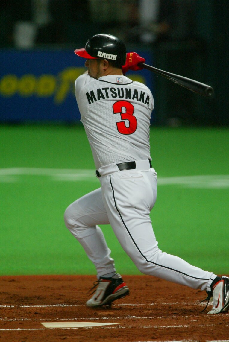 平成唯一の三冠王となった松中信彦　©Hideki Sugiyama