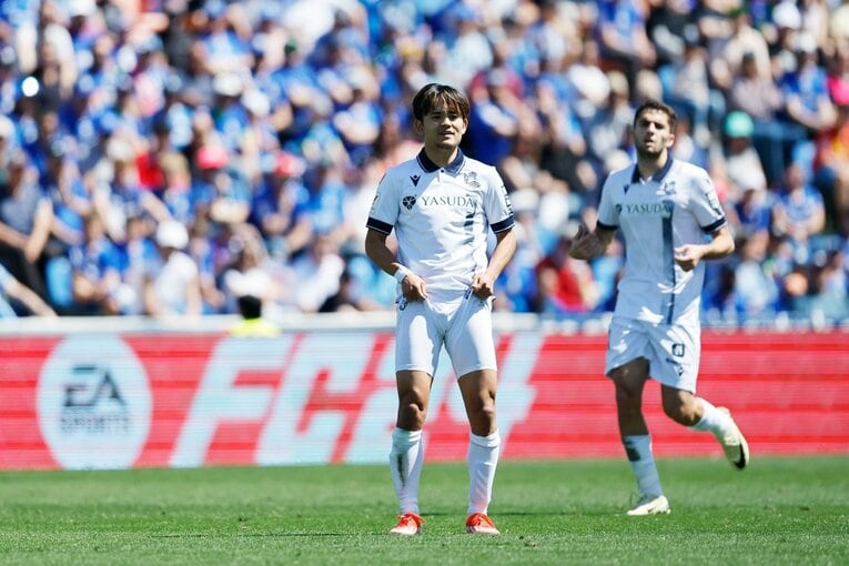 味方がパスを受け損ねると悔しさを露わに　©Daisuke Nakashima