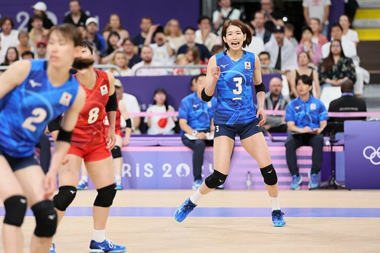 古賀紗理那（パリ五輪） ／ photograph by Kaoru Watanabe/JMPA