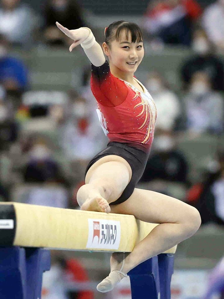 2022年の全日本団体にて　©JIJI PRESS