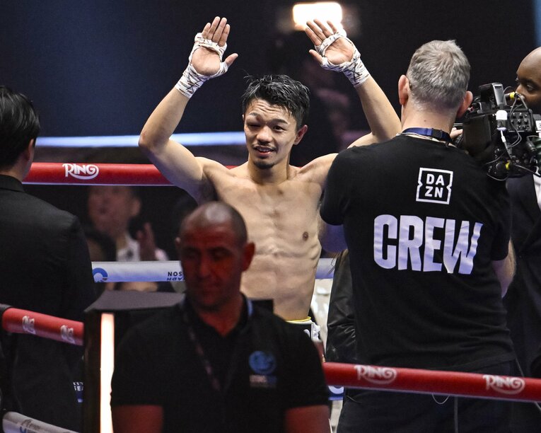 エルナンデスに判定3-0で勝利した中谷潤人　©Hiroaki Finito Yamaguchi