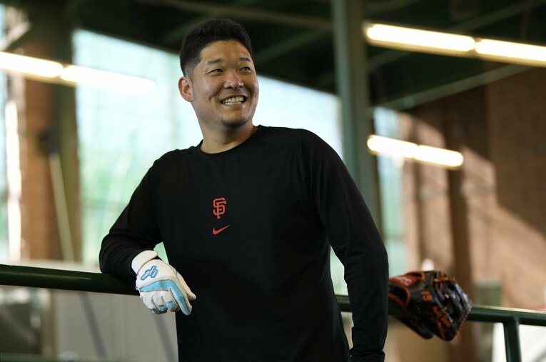 サンフランシスコ・ジャイアンツのマイナー契約を結びスプリングトレーニングに参加する筒香嘉智（32歳）。米挑戦4年間の苦悩を明かした ／ photograph by Getty Images