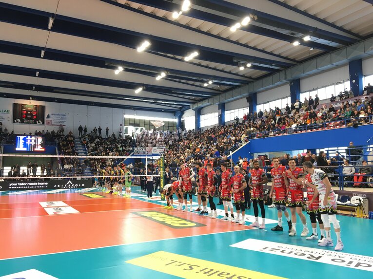 2月9日、ペルージャ石川祐希（セリエA／グロッタッツォリーナ戦）©︎Takashi Yuge