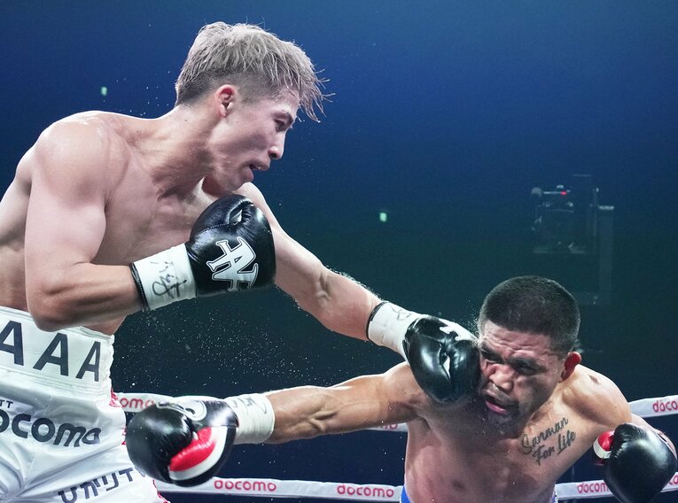 中継では伝わりにくい「的確でコンパクトなカウンター」の決定的瞬間　©Naoki Fukuda