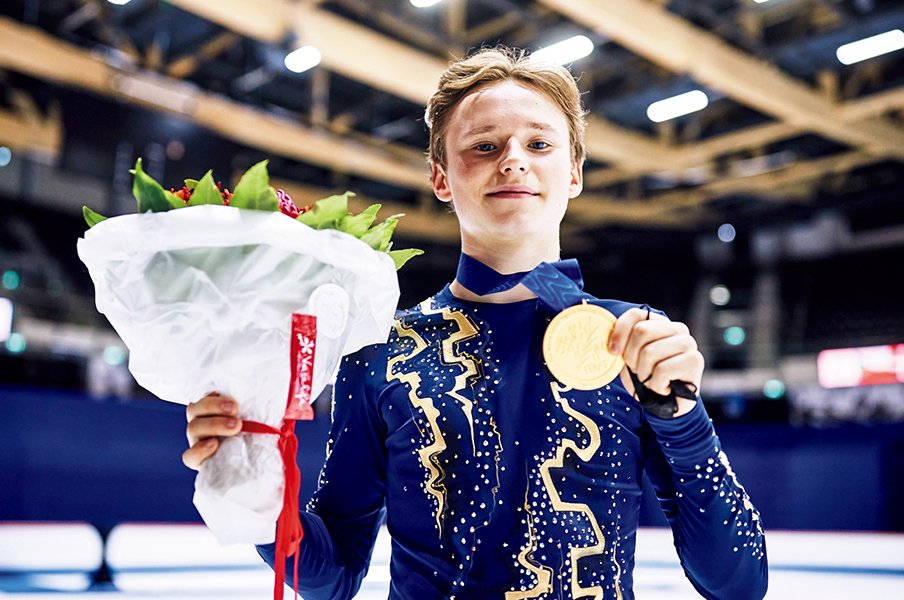 “4回転の神”マリニンの武器は母譲りのダイナミックなルッツ。<Number Web> photograph by Getty Images