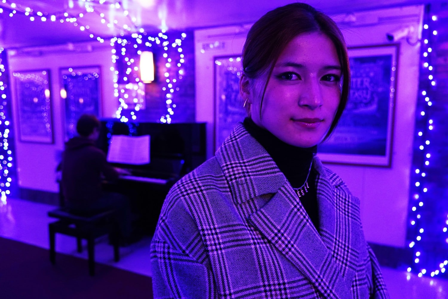 ピアノは数少ない趣味のひとつだという　©Essei Hara