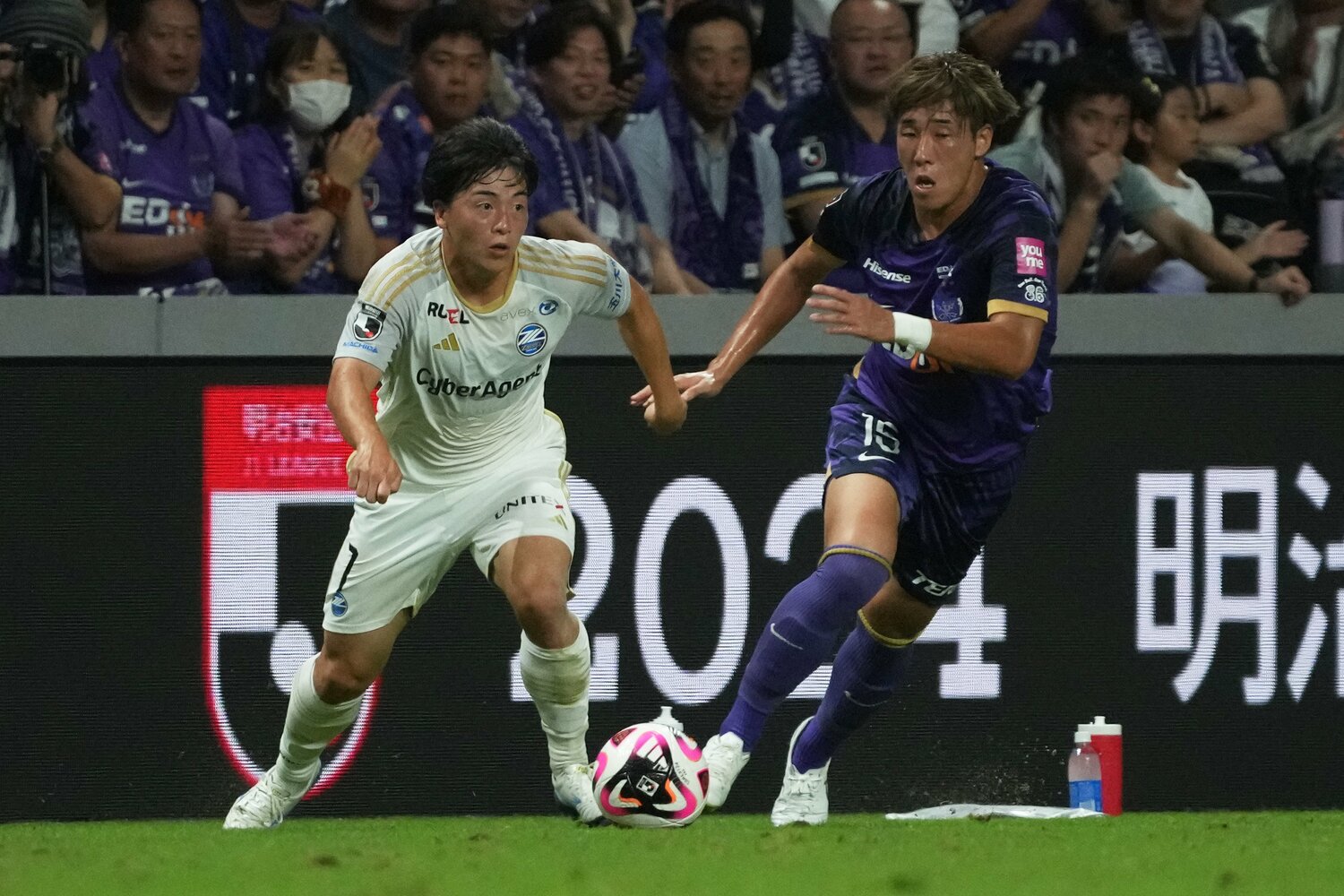 夏の移籍で町田に加入した相馬勇紀のドリブル　©Masashi Hara