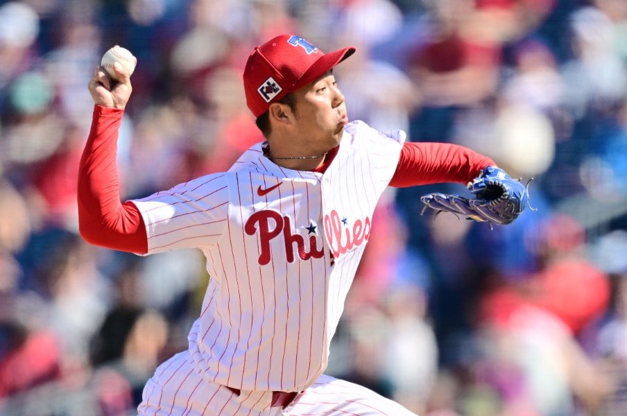 青柳晃洋「防御率13.50」から目指す大逆転! フィリーズ3Aで7試合連続無失点の陰にあった原点回帰「一生懸命投げない」メジャー昇格への道筋<Number Web> photograph by Getty Images