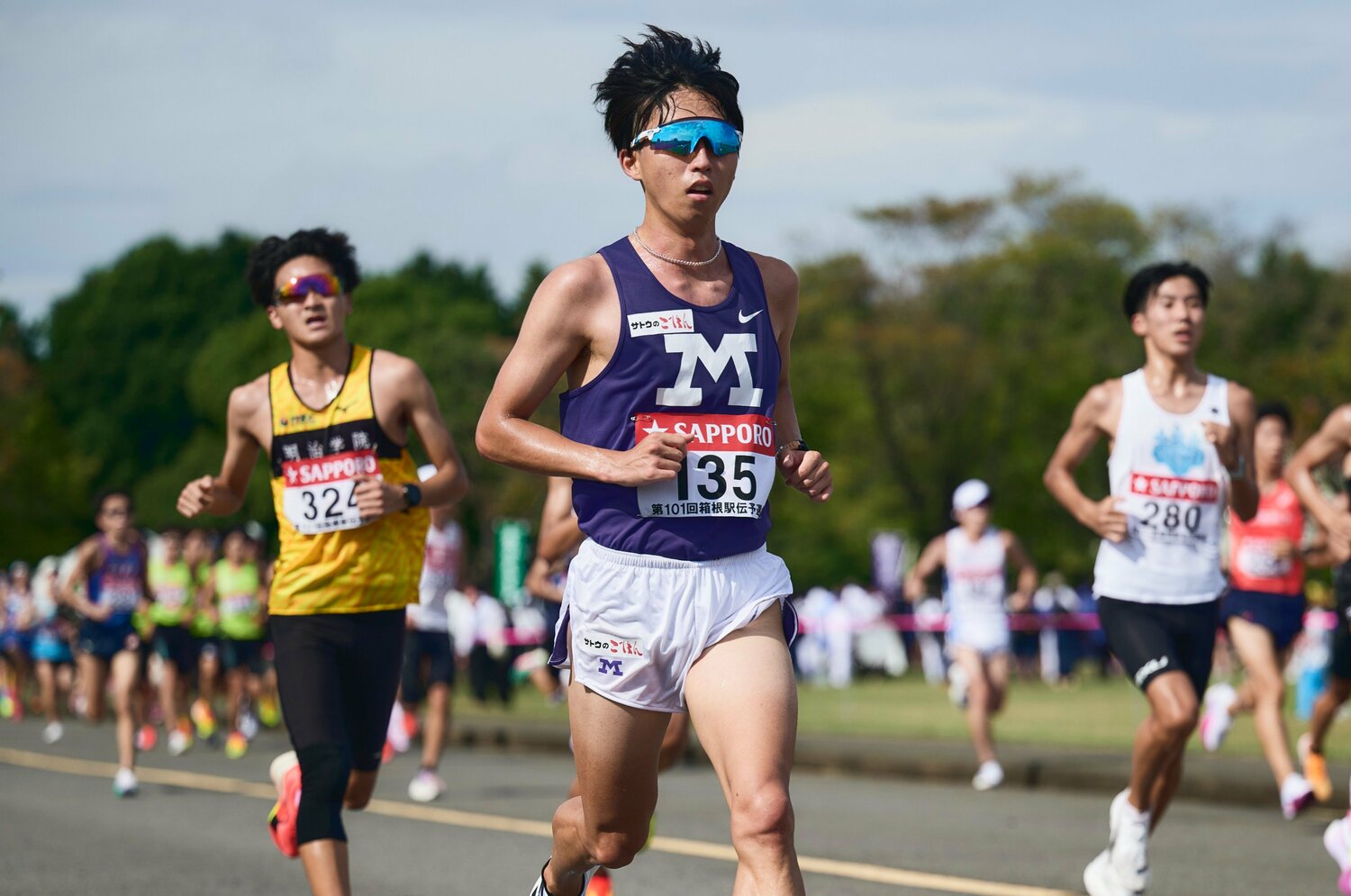 明大はエースの森下が265位でチーム10番以内にも入れない大誤算　©Yuki Suenaga