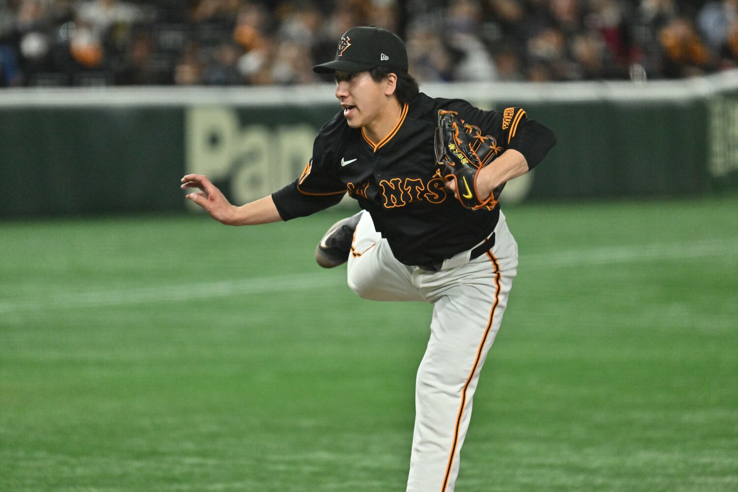 ここまで5勝1敗16ホールドの大勢 ©︎Hideki Sugiyama