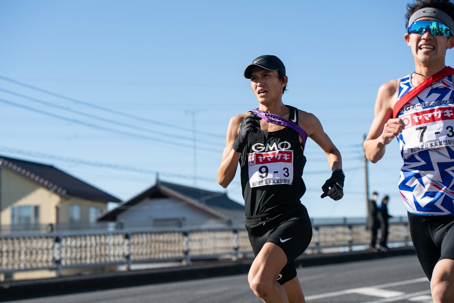 ニューイヤー駅伝3区を走る大迫傑　©︎Nanae Suzuki