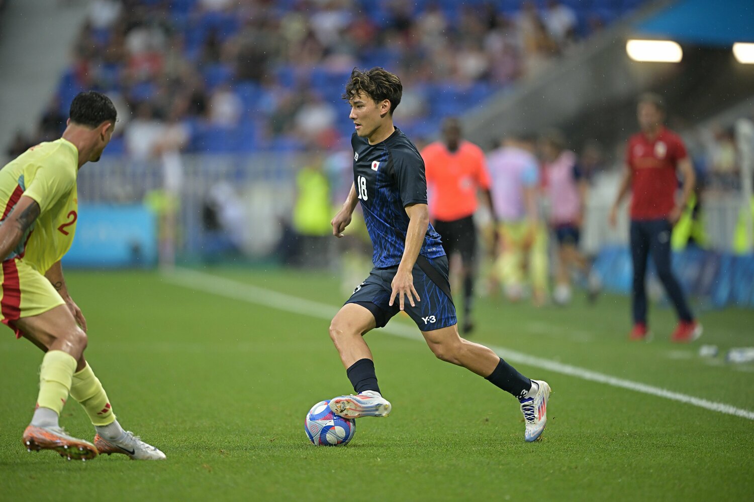 明治大学から直接ヴェルダー・ブレーメンに加入した佐藤恵允 ©Takuya Kaneko/JMPA