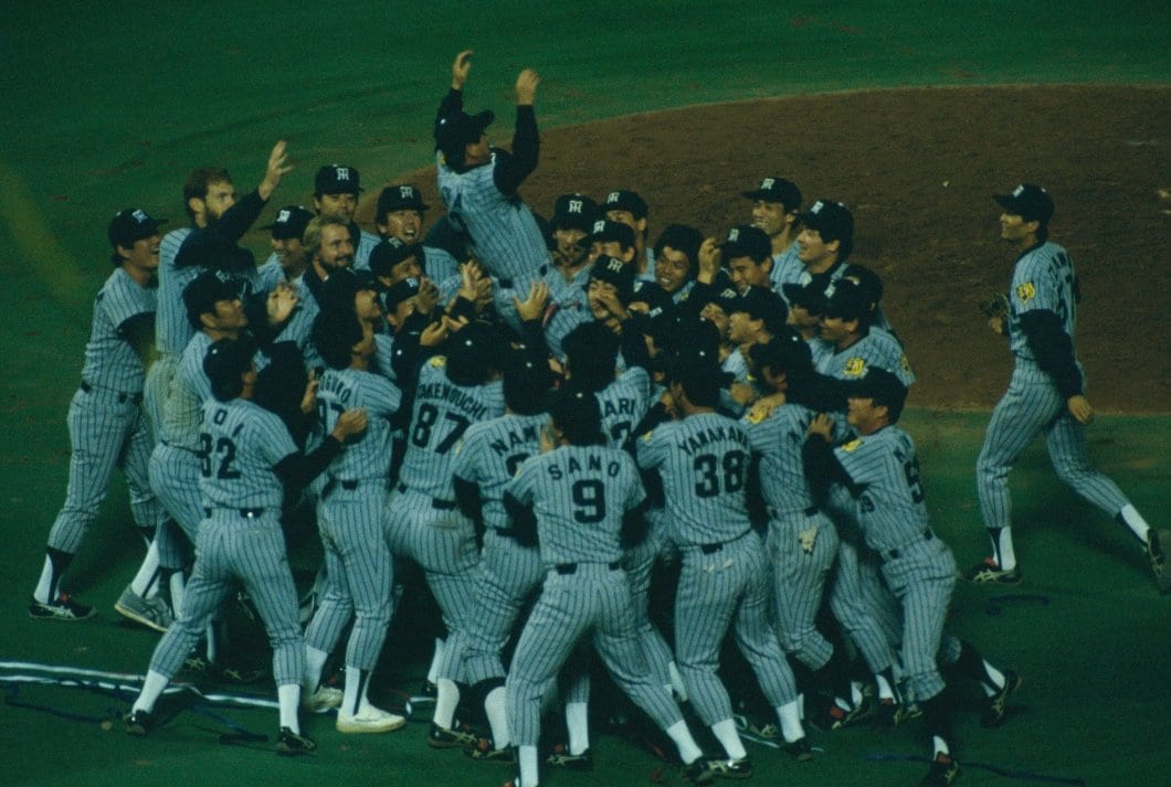 1985年の優勝時 ©Sports Graphic Number