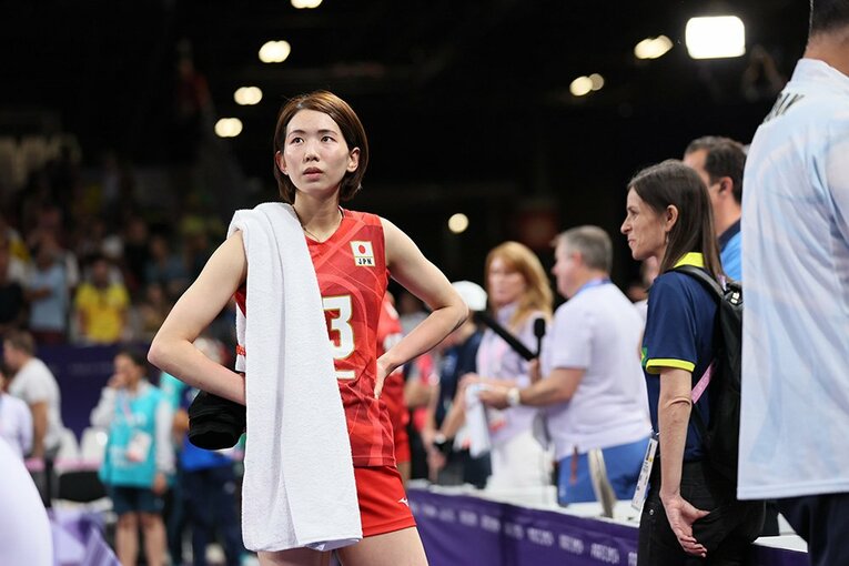 古賀紗理那（パリ五輪） ／ photograph by Kaoru Watanabe/JMPA