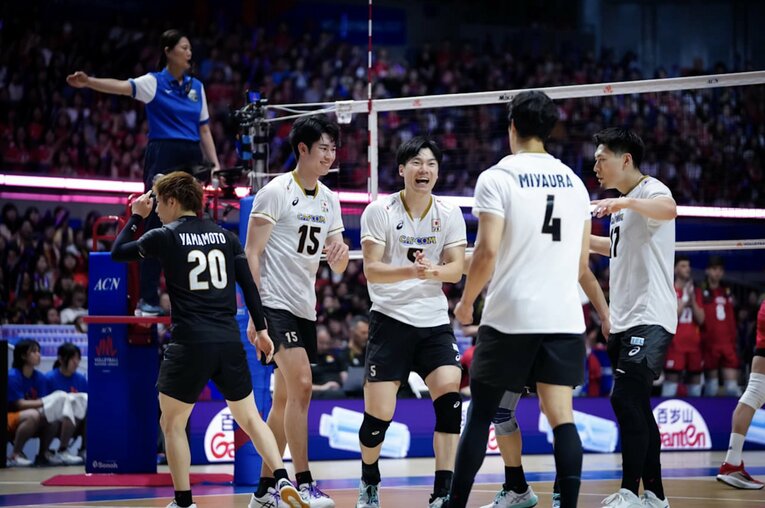 VNLベルギー戦　©Volleyball World