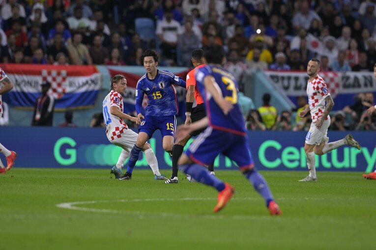 クロアチア戦　©Koki Nagahama／JMPA