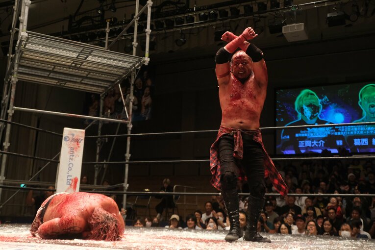 デスマッチのカリスマ・葛西純　©Norihiro Hashimoto