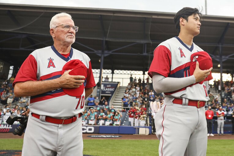 大谷とマドン監督　©Getty Images