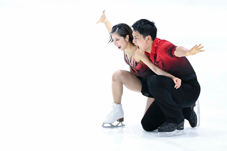 今季の国際大会初戦となった木下グループ杯ショートの演技　©Asami Enomoto