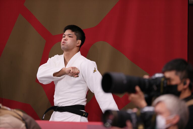 7月26日、五輪2連覇を達成した大野将平ⒸJMPA