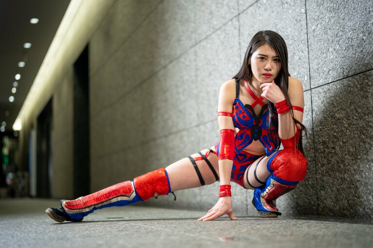 マリーゴールドのプロレスラー・橘渚　©Shiro Miyake