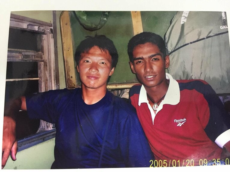 ドミニカ共和国時代の阪長さん　©Tomohito Sakanaga