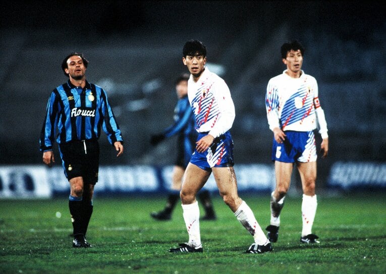 1993年イタリア遠征 インテル戦　©︎Kazuaki Nishiyama