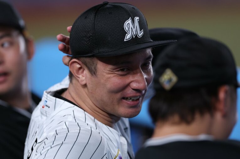 ロッテの球団新記録となる22試合連続無失点を達成した国吉佑樹投手 ／ photograph by Chiba Lotte Marines