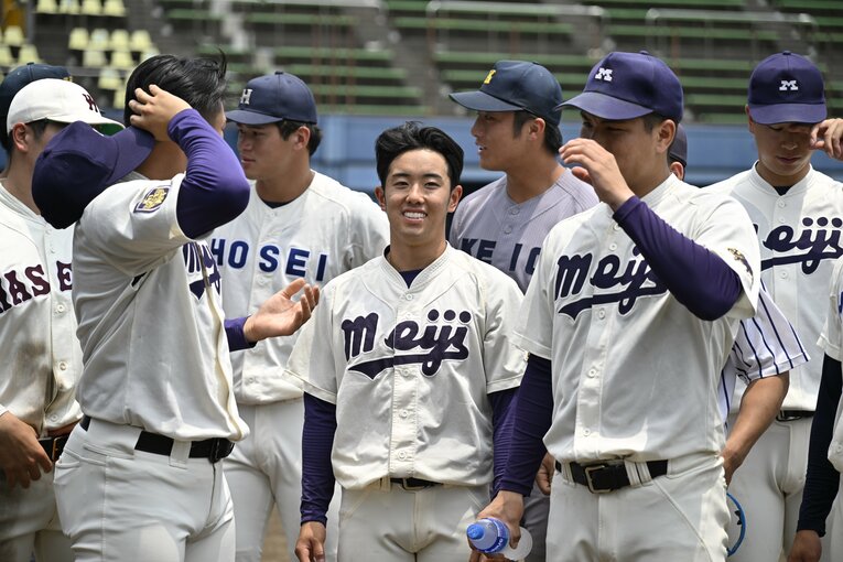 侍ジャパン大学代表 選考合宿に参加した飯森　©Hideki Sugiyama