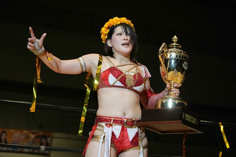 『DREAM STAR GP』優勝を果たした林下詩美。9月28日、名古屋国際会議場　©Essei Hara