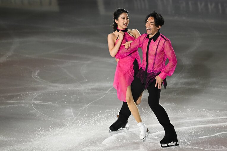 アンコールに応えて、昨季のリズムダンス（RD）曲「ソーラン節＆琴」も披露　©Asami Enomoto