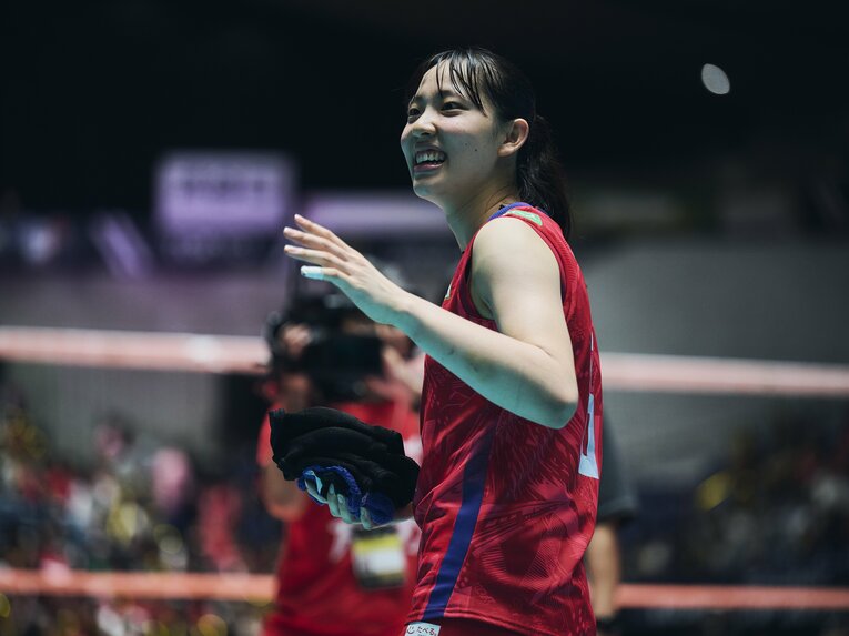 関菜々巳／FIVBパリ五輪予選　©︎Yuki Suenaga