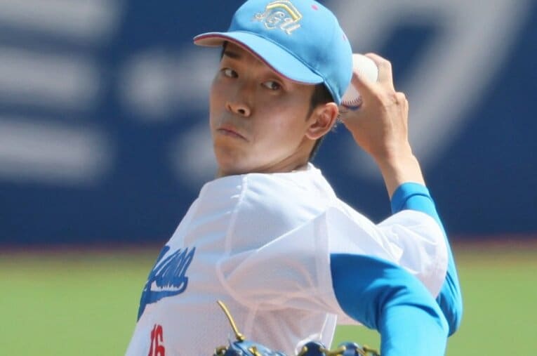 【ドラ1候補・大学生編8】常廣羽也斗・投手・青山学院大（大分舞鶴高）・180cm73kg・右投右打　©JIJI PRESS