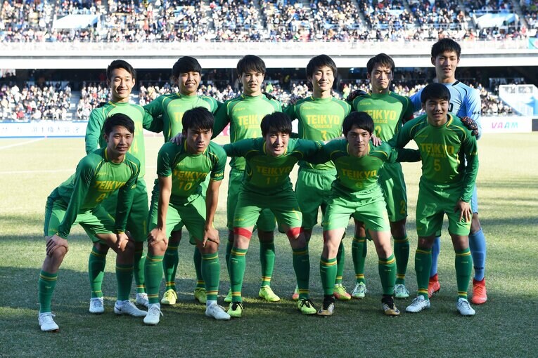 2018年度の選手権での帝京長岡イレブン(c)Getty Images